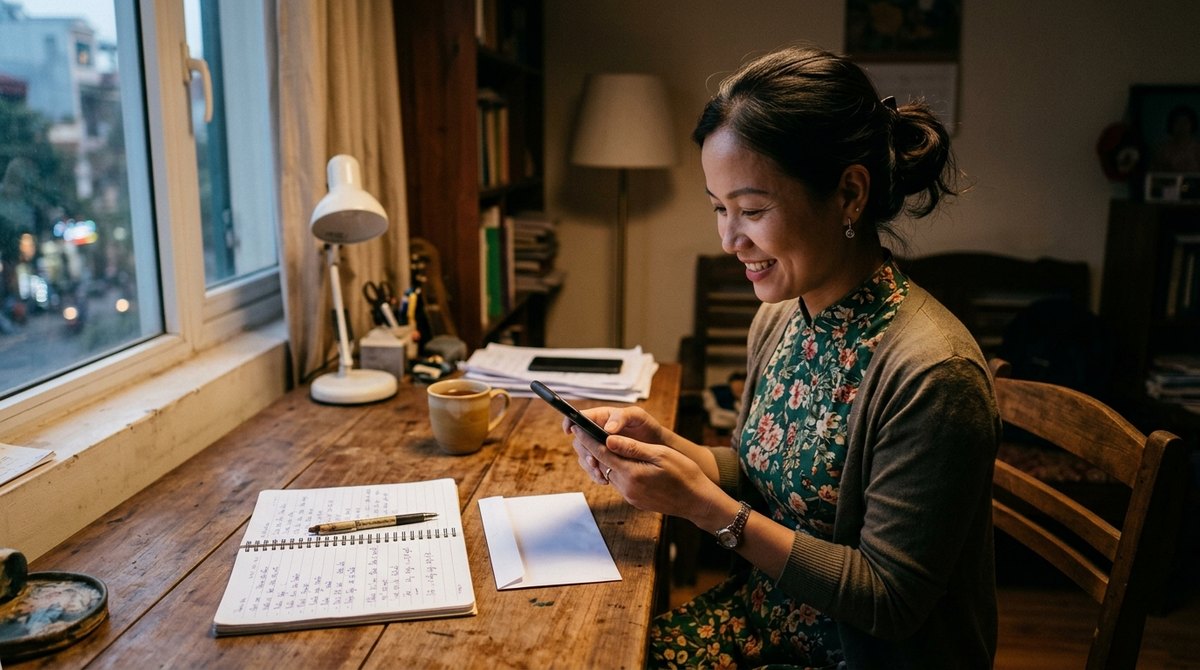 Mẫu tin nhắn nhắc học phí phụ huynh